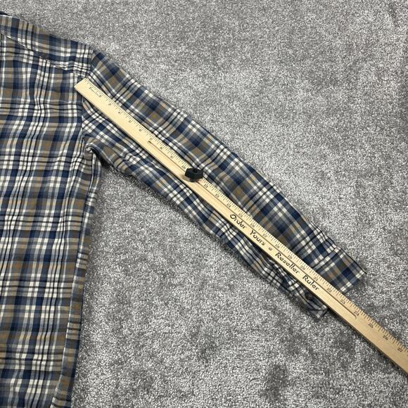 Pendleton Flannel Shirt Mens Medium Merino Wool Button Up Plaid Outdoors - Picture 9 of 10